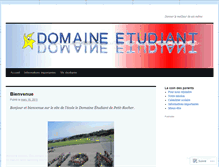 Tablet Screenshot of domaineetudiant.wordpress.com