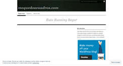 Desktop Screenshot of mequedoacuadros.wordpress.com