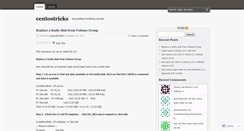Desktop Screenshot of centostricks.wordpress.com