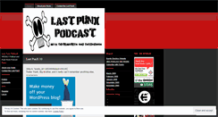 Desktop Screenshot of lastpunx.wordpress.com