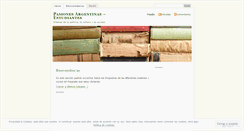 Desktop Screenshot of pasionesargentinas1.wordpress.com