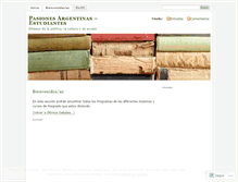 Tablet Screenshot of pasionesargentinas1.wordpress.com