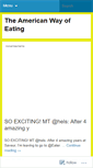 Mobile Screenshot of americanwayofeating.wordpress.com
