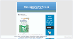 Desktop Screenshot of halseaglesnest.wordpress.com