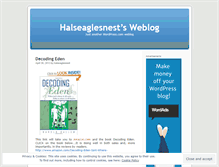 Tablet Screenshot of halseaglesnest.wordpress.com