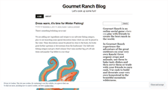 Desktop Screenshot of gourmetrancher.wordpress.com