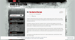 Desktop Screenshot of paulselection.wordpress.com