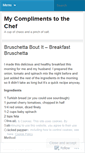 Mobile Screenshot of mycomplimentstothechef.wordpress.com