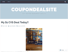 Tablet Screenshot of coupondealsite.wordpress.com