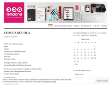 Tablet Screenshot of lamponemedia.wordpress.com
