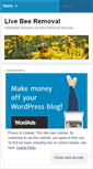 Mobile Screenshot of livebeeremoval.wordpress.com