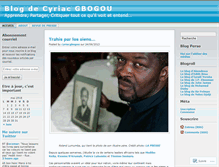 Tablet Screenshot of cyriacgbogou.wordpress.com