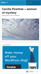 Mobile Screenshot of ceciliapeartree.wordpress.com