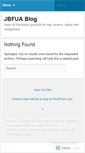 Mobile Screenshot of jbfuablog.wordpress.com