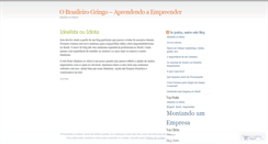 Desktop Screenshot of obrasileirogringo.wordpress.com