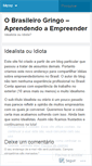 Mobile Screenshot of obrasileirogringo.wordpress.com