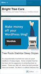 Mobile Screenshot of brighttreecare.wordpress.com