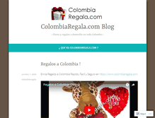 Tablet Screenshot of colombiaregala.wordpress.com