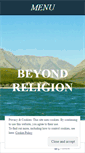 Mobile Screenshot of beyondreligiondotnet.wordpress.com