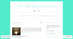 Desktop Screenshot of littlebighousediary.wordpress.com