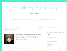 Tablet Screenshot of littlebighousediary.wordpress.com