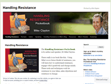 Tablet Screenshot of handlingresistance.wordpress.com