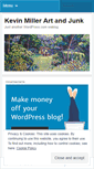 Mobile Screenshot of kevinmillerartandjunk.wordpress.com