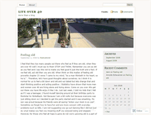 Tablet Screenshot of lifeover40.wordpress.com