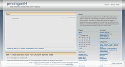 Desktop Screenshot of pendragon64.wordpress.com