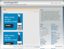 Tablet Screenshot of pendragon64.wordpress.com