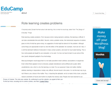 Tablet Screenshot of educamp.wordpress.com