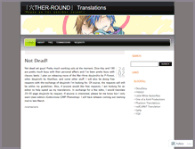 Tablet Screenshot of anatherround.wordpress.com