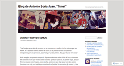 Desktop Screenshot of antonioalfafar.wordpress.com
