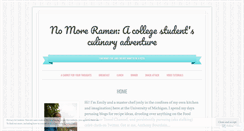 Desktop Screenshot of nomoreramennoodles.wordpress.com