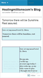 Mobile Screenshot of healingmillionscom.wordpress.com