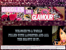 Tablet Screenshot of gigglesandglamour.wordpress.com