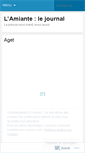 Mobile Screenshot of journalamiante.wordpress.com