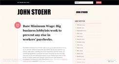 Desktop Screenshot of johnstoehr.wordpress.com