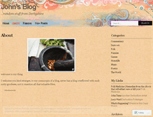 Tablet Screenshot of johnwilliambooth.wordpress.com