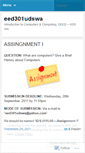 Mobile Screenshot of eed301udswa.wordpress.com