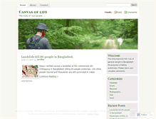 Tablet Screenshot of lifecanvas.wordpress.com