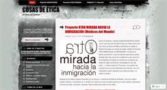 Desktop Screenshot of cosasdeetica.wordpress.com