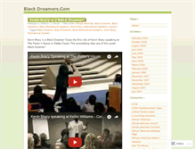 Tablet Screenshot of blackdreamers.wordpress.com