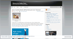 Desktop Screenshot of motorcycleonlinestore.wordpress.com