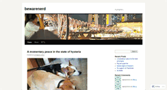 Desktop Screenshot of bewarenerd.wordpress.com