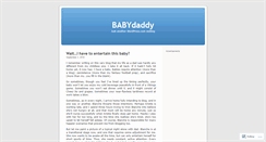 Desktop Screenshot of daddynils.wordpress.com