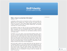 Tablet Screenshot of daddynils.wordpress.com
