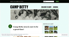 Desktop Screenshot of campbetty.wordpress.com