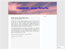 Tablet Screenshot of chemtrailsjerez.wordpress.com