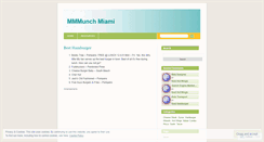 Desktop Screenshot of mmmunchmiami.wordpress.com